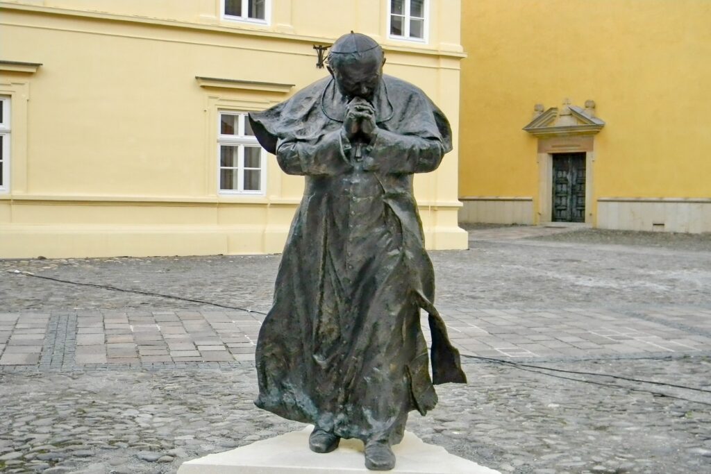 Blahoslavený Ján Pavol II. v centre Prešova
