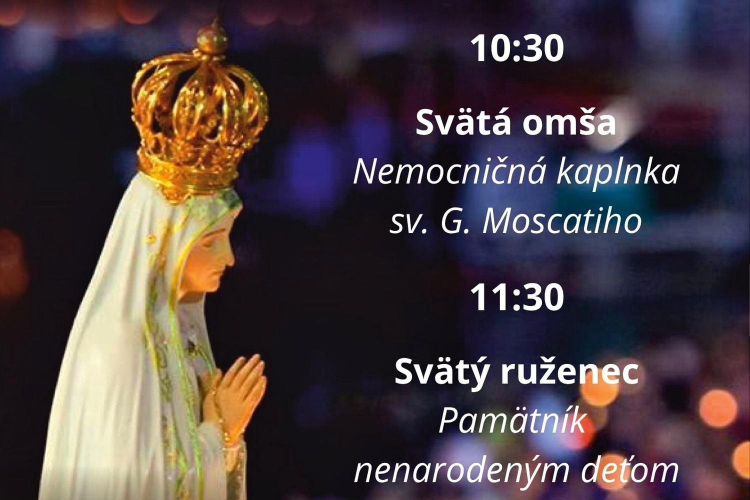 Zapáľme svetlo obetiam potratov