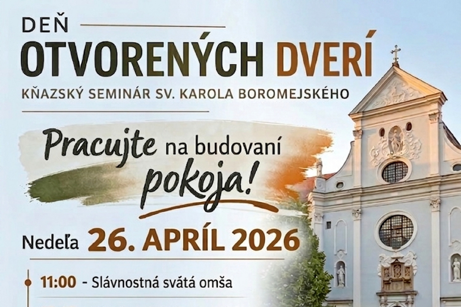 Deň otvorených dverí v Kňazskom seminári 2026