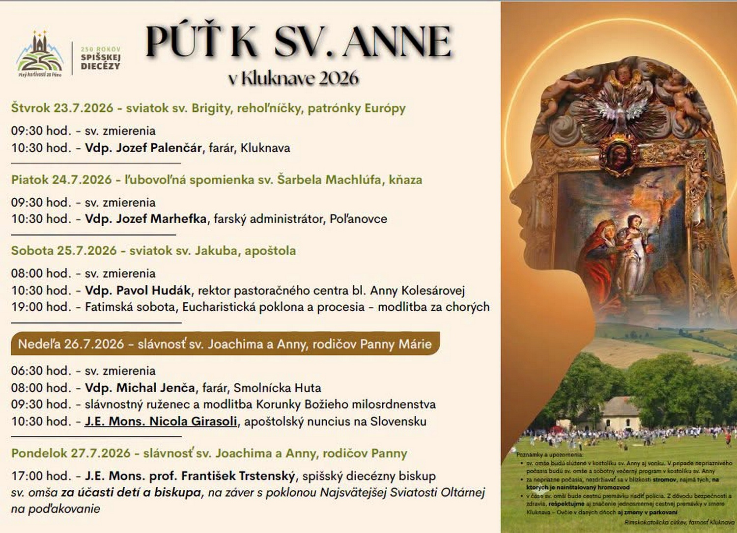 Púť k sv. Anne v Kluknave