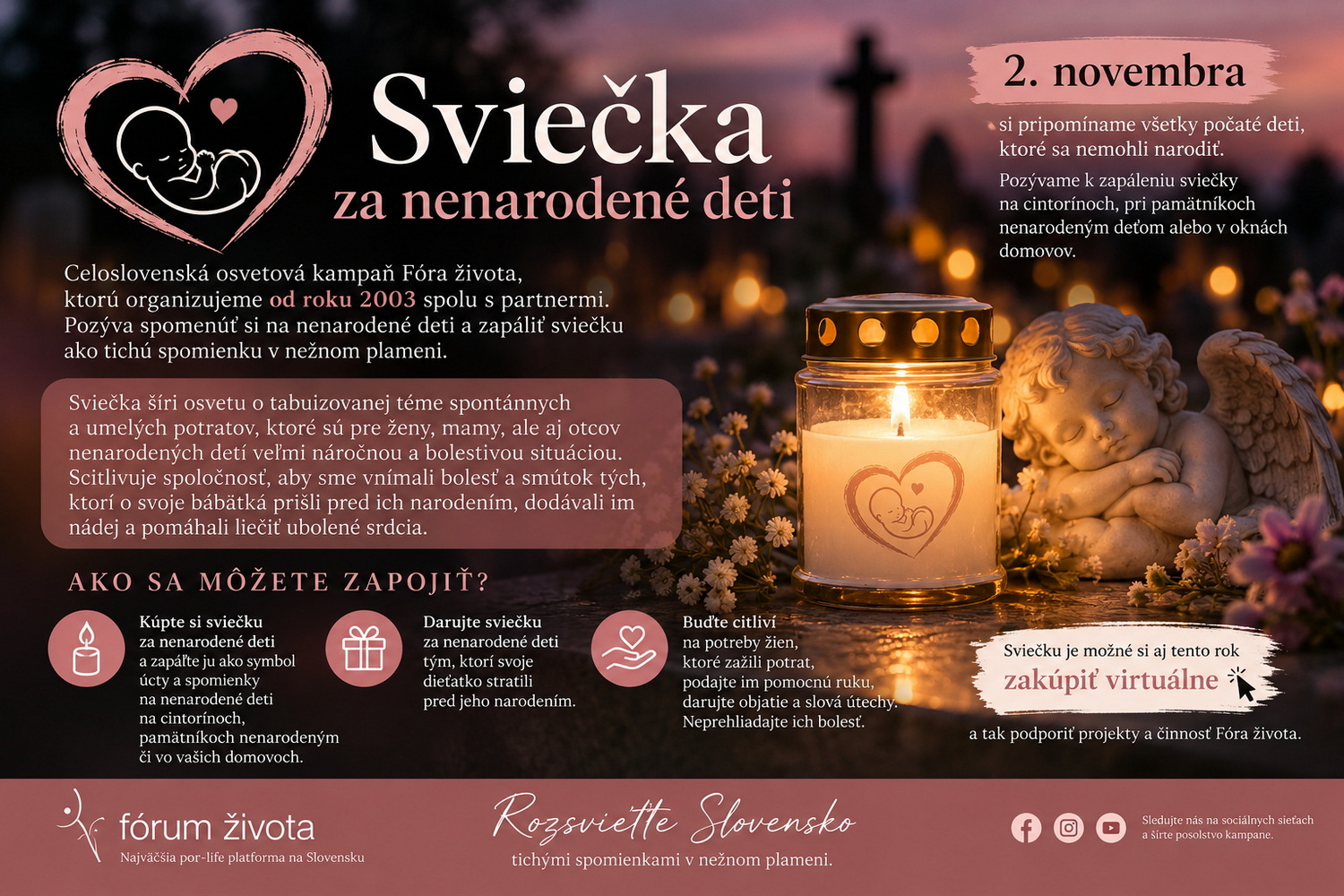 Sviečka za nenarodené deti
